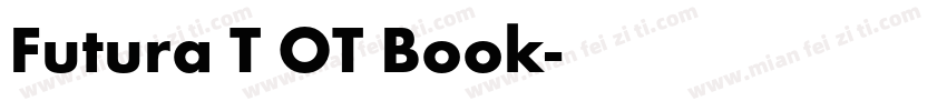 Futura T OT Book字体转换